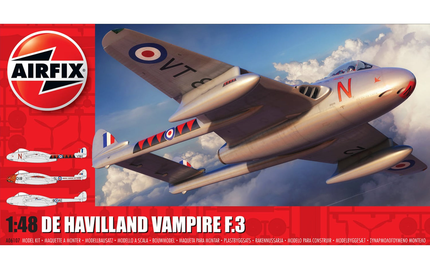 Airfix 06107 Vampire F.3 1/48