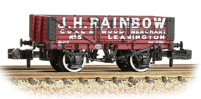Graham Farish 377-066 5 Plank Wagon Rainbow N