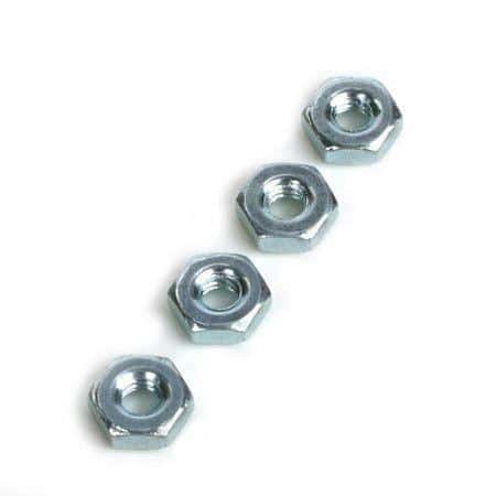 Du-Bro 560 Steel Hex Nuts (Standard) - 2-56 (4/pkg)