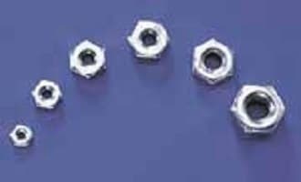 Du-Bro 562 Steel Hex Nuts (Standard) - 6-32 (4/pkg)
