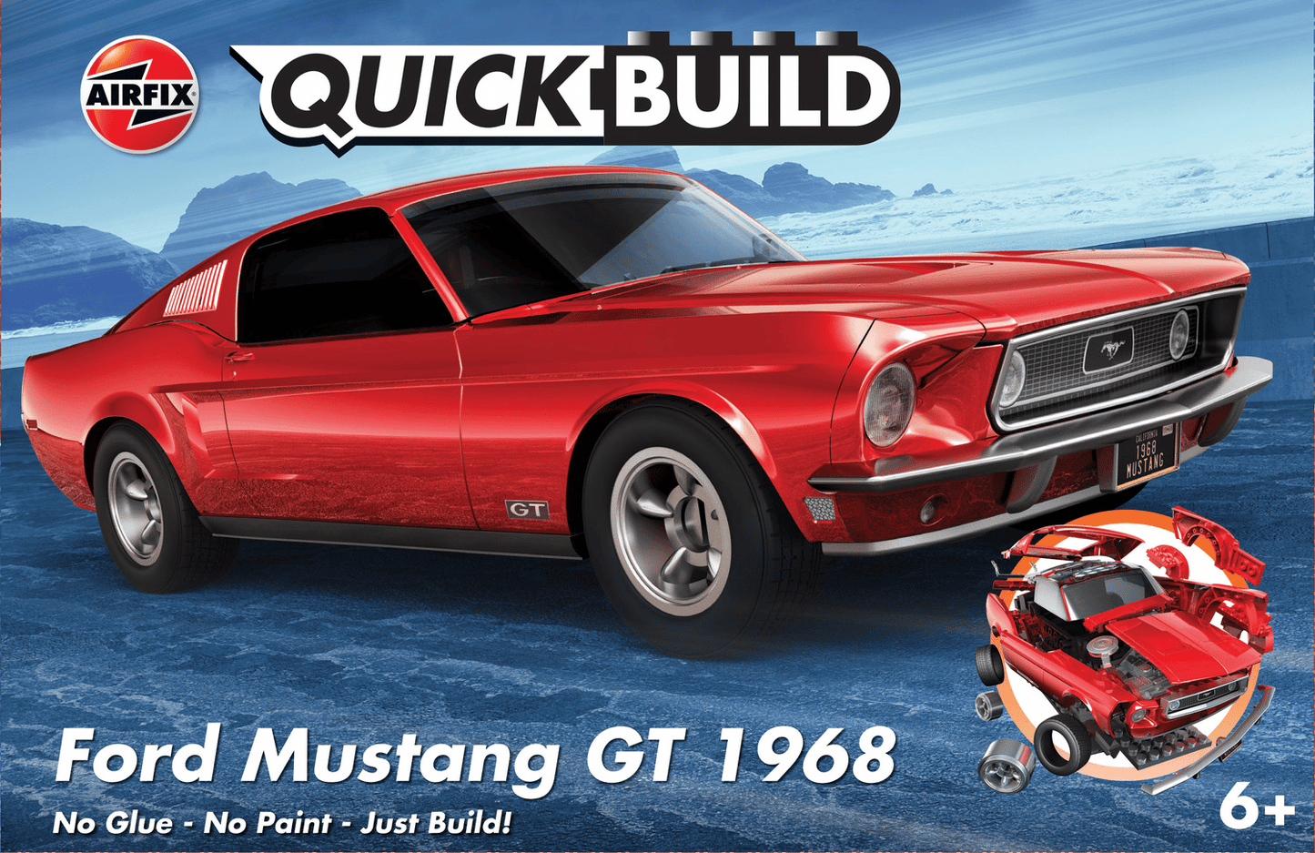 Airfix J6035 Quickbuild Ford Mustang 68